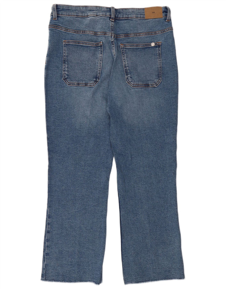 Zara Jean droit pour femme EU 42 Large W32 L27 Bleu