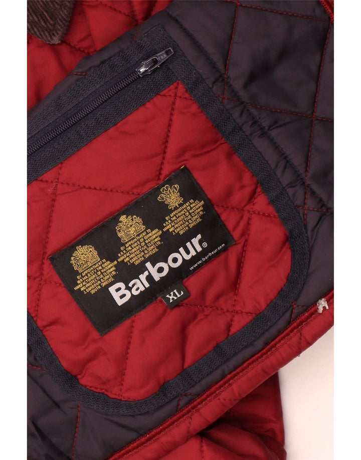 Barbour Veste matelassée pour garçons 12-13 ans XL Bordeaux