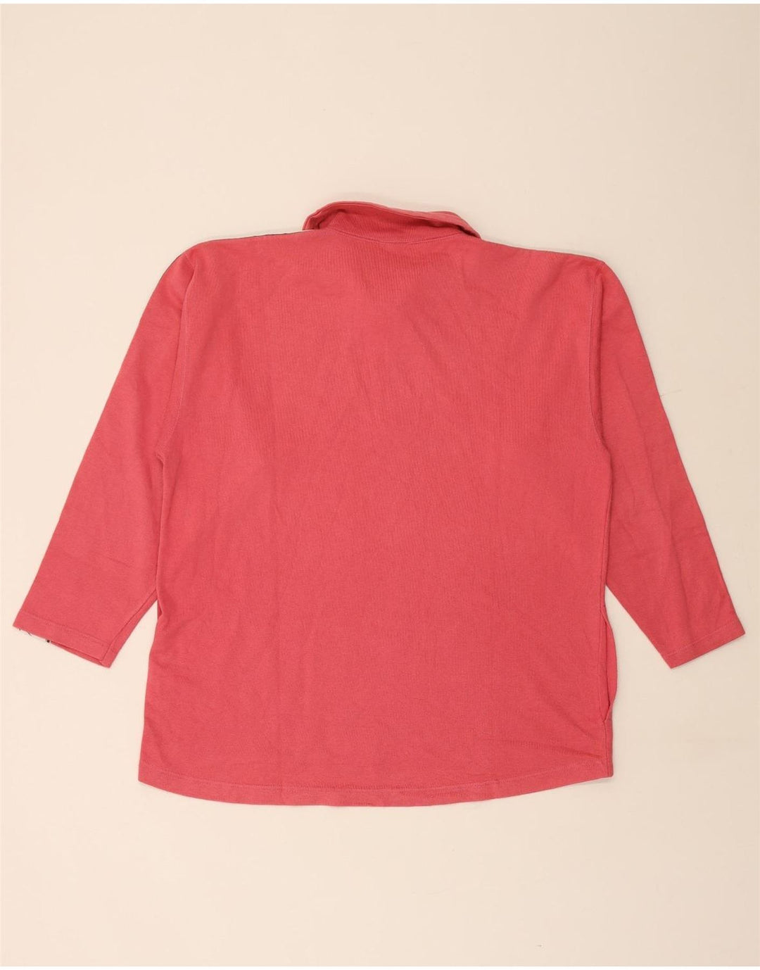 ASICS Sweat-shirt graphique à col zippé pour hommes, grand coton rose