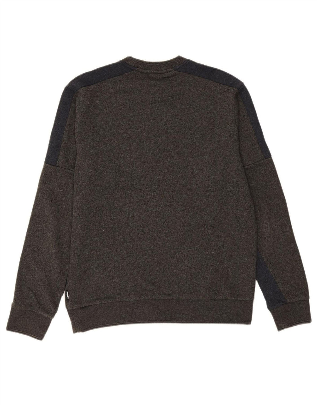 FARAH Mens Sweatshirt Jumper Medium Grey Colourblock Polyester