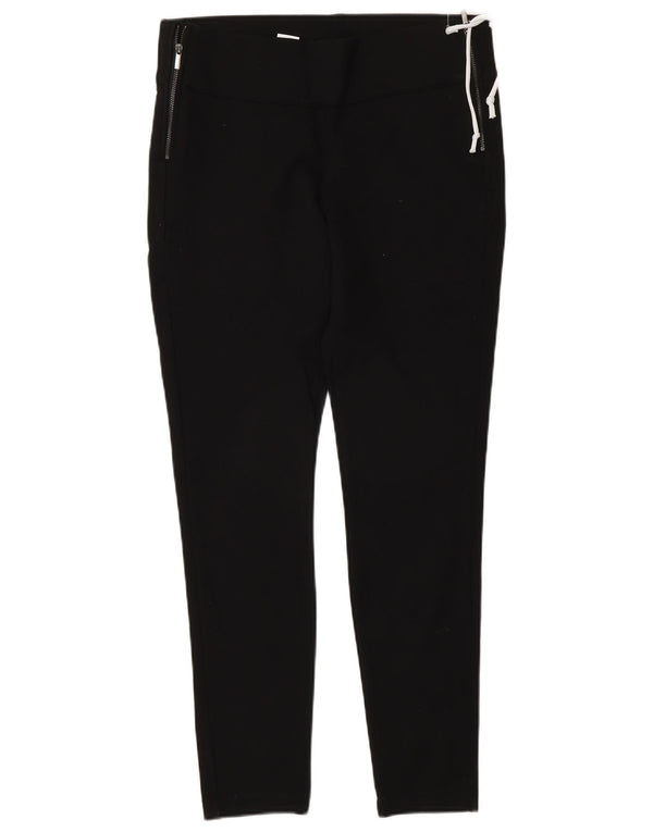 Zara Femme Pantalon Skinny Large W30 L28 Noir Viscose