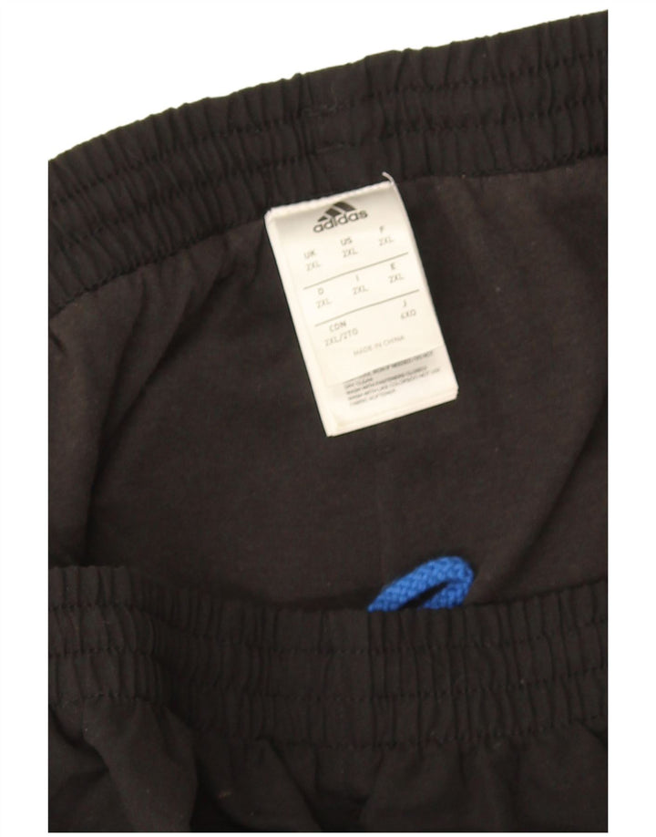 Adidas Pantalon de survêtement pour homme Joggers 2XL Noir Polyester