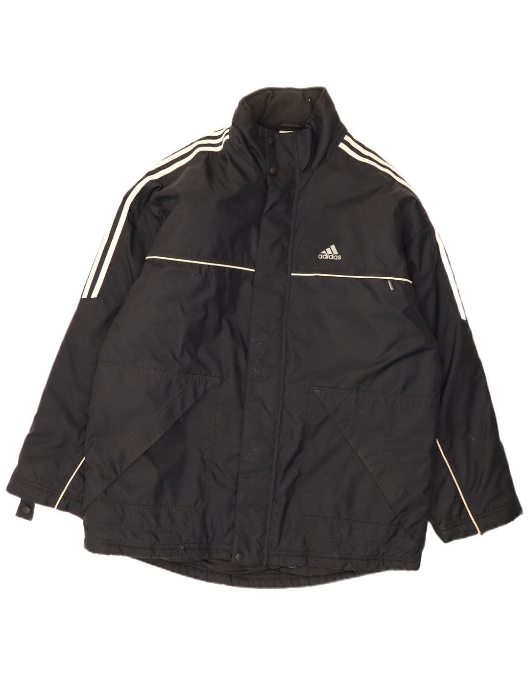 Adidas Veste coupe-vent pour homme UK 44/46 Large Noir Polyamide