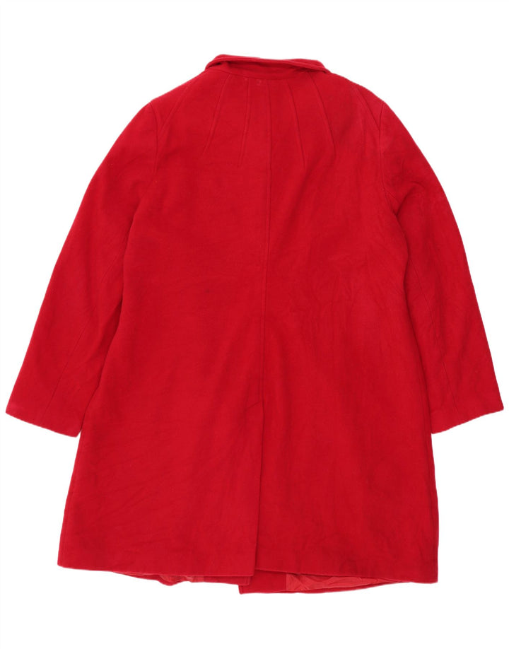 John Lewis Manteau Femme UK 18 XL Laine Rouge