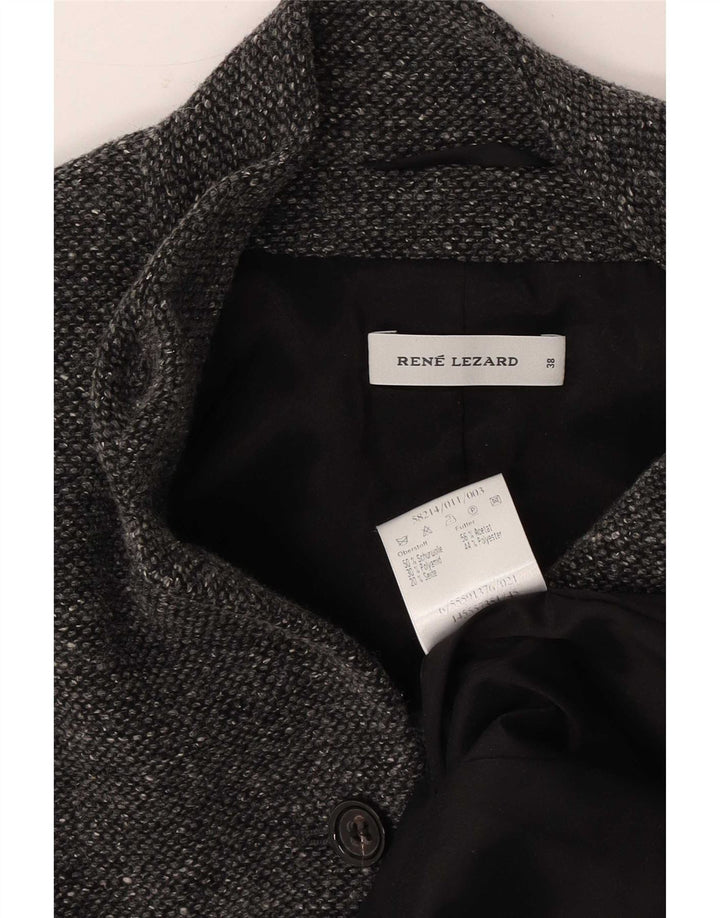 Rene Lezard Veste Blazer 4 Boutons Femme EU 38 Gris Moyen Moucheté