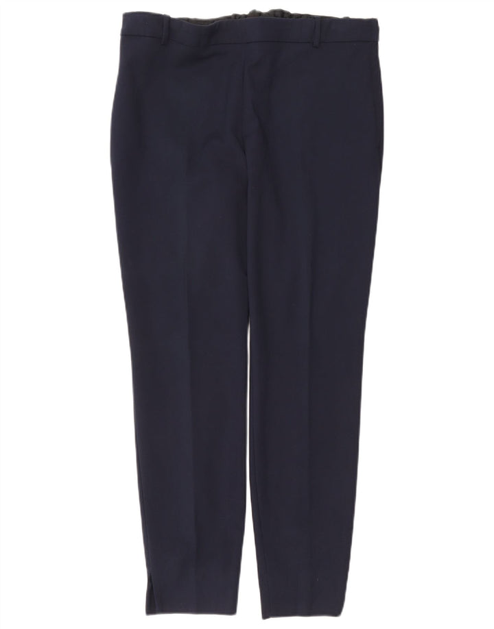 Pantalon Chino Slim Femme Zara XL W32 L29 Bleu Marine