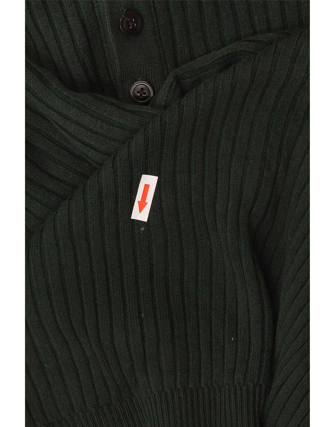 Nautica Pull à col boutonné pour homme en coton vert Taille L