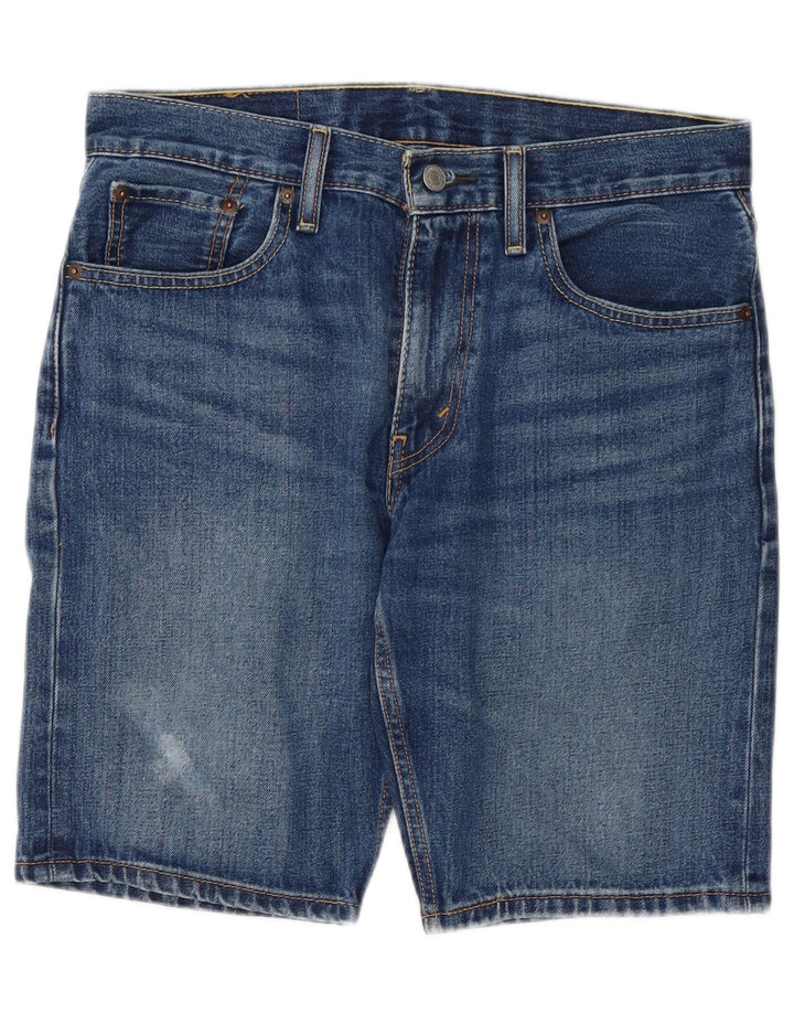 LEVI'S Short en Jean 502 W30 Homme Bleu Moyen Coton