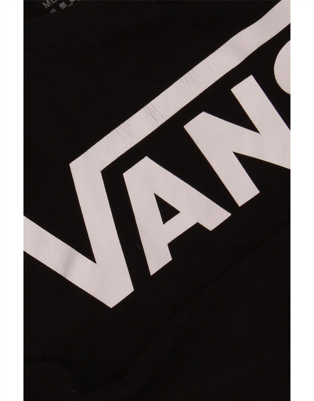 Vans T-shirt graphique pour femme UK 14 Noir moyen