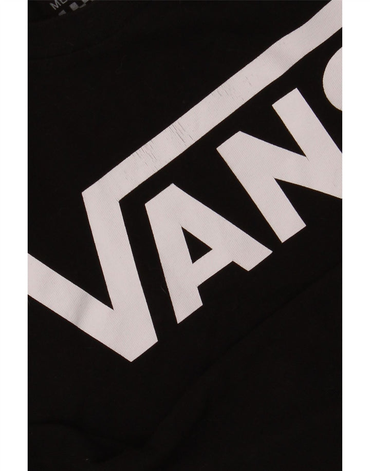 Vans T-shirt graphique pour femme UK 14 Noir moyen