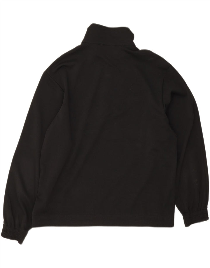 Lotto Sweat-shirt col zippé pour homme XL Noir Polyester