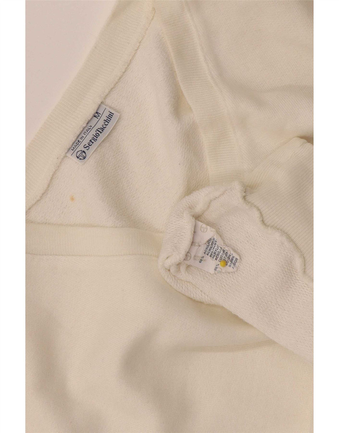 Sergio Tacchini Pull sans manches pour homme en acrylique blanc moyen
