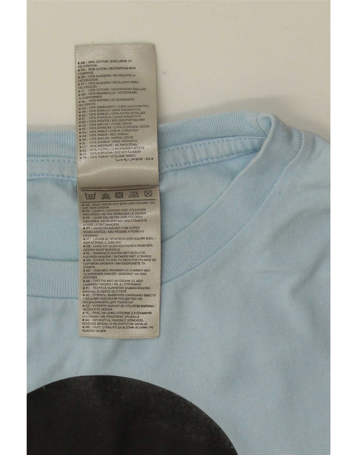 Nike T-Shirt Graphique Homme Bleu Moyen Coton