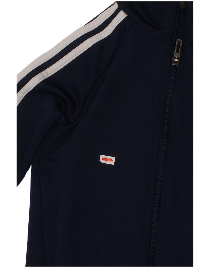 ADIDAS Veste de survêtement Climalite Garçon 7-8 ans Bleu Marine Polyester
