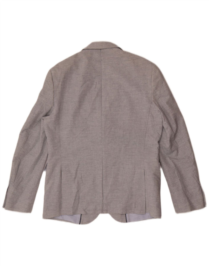 Marks & Spencer Veste blazer slim 2 boutons pour homme Taille 42 Grand Bleu Rayé