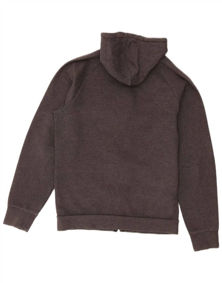 Adidas Pull à capuche zippé pour homme Petit coton gris