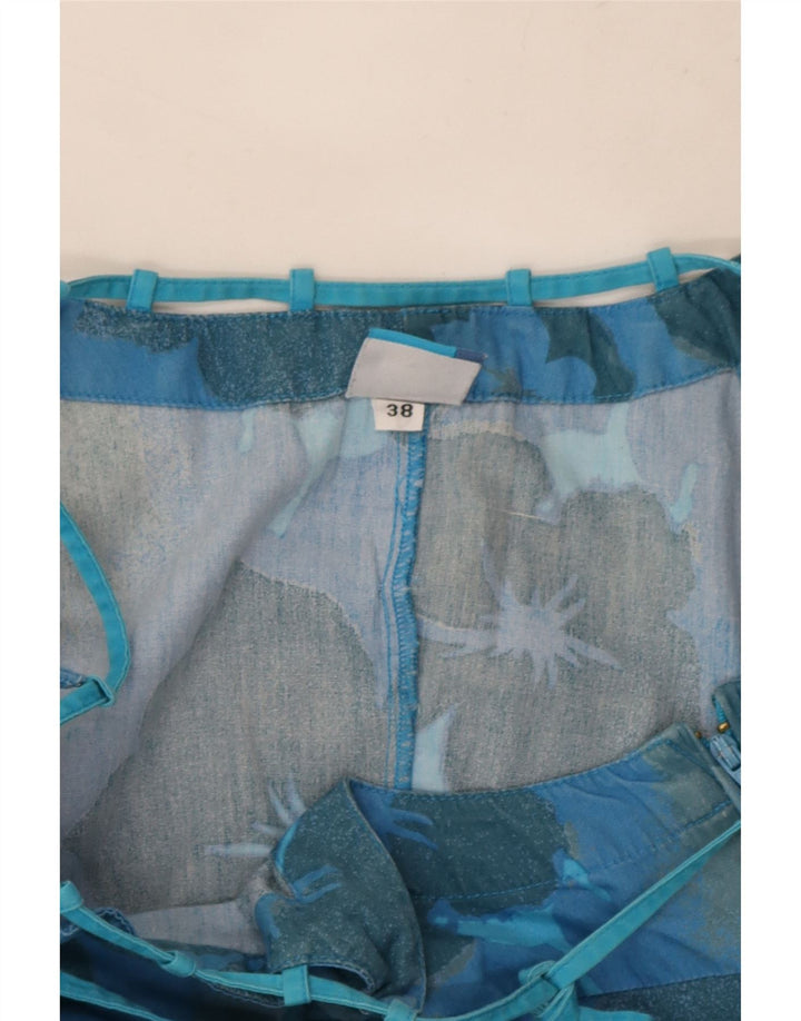 Rip Curl Robe Licou Femme EU 38 Coton Floral Bleu Moyen