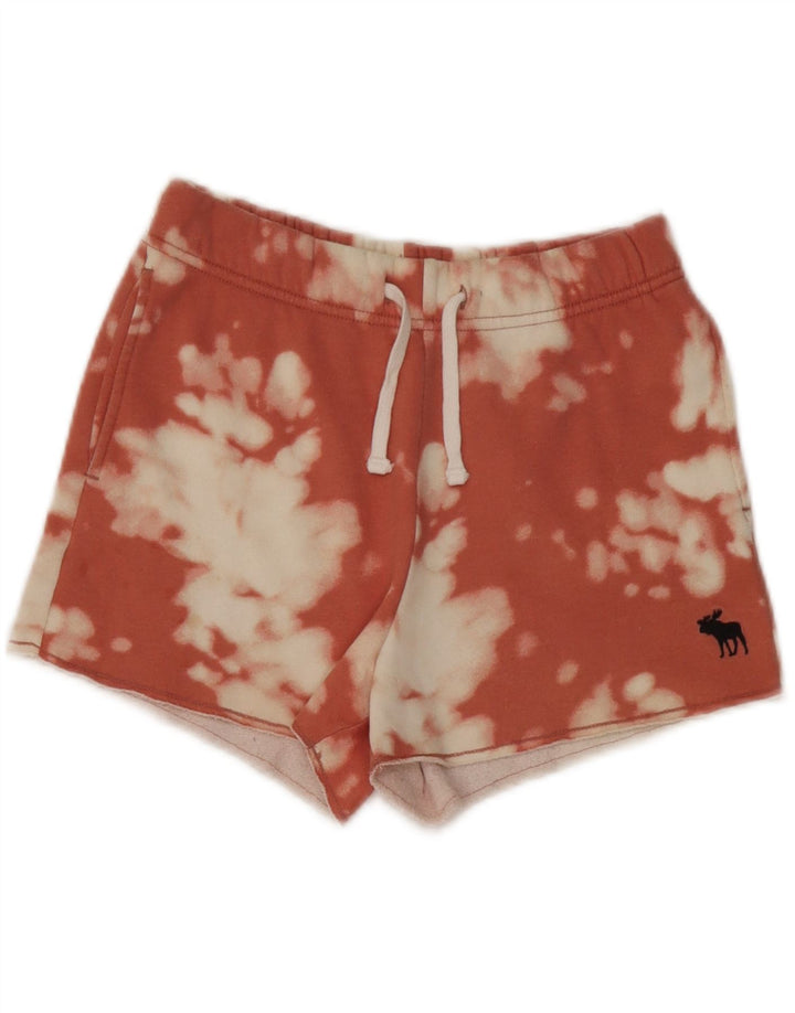 ABERCROMBIE & FITCH Short de sport pour fille 9-10 ans en coton rose tie-dye