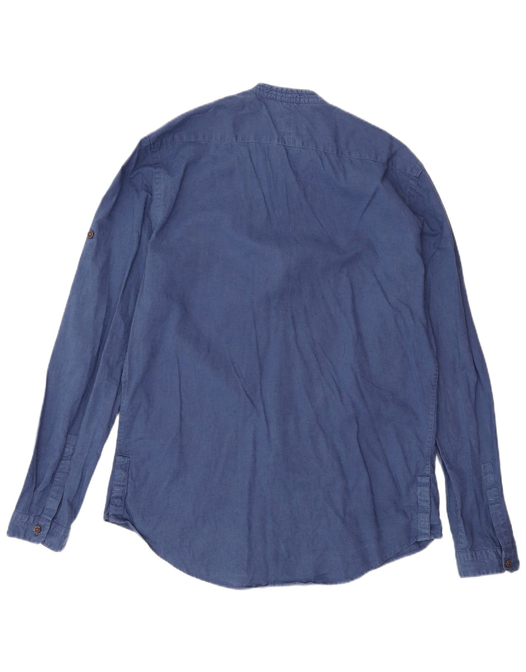 Zara Chemise Slim Fit Grand Lin Bleu Homme