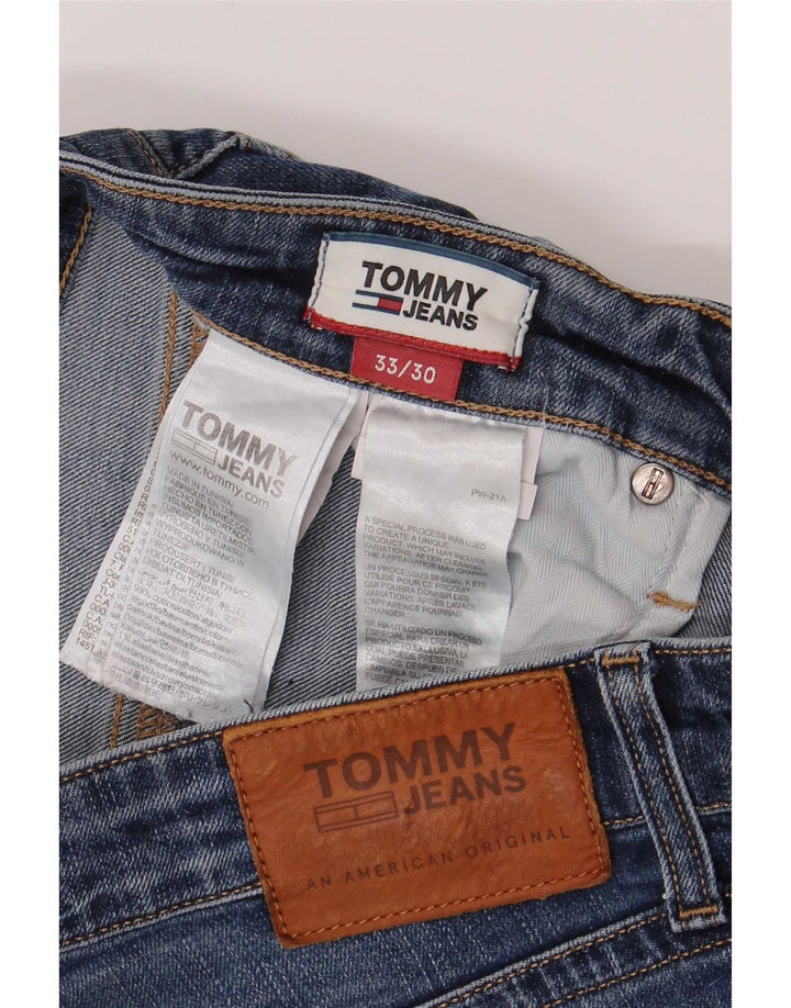 Tommy Hilfiger Jean droit homme W33 L30 bleu coton