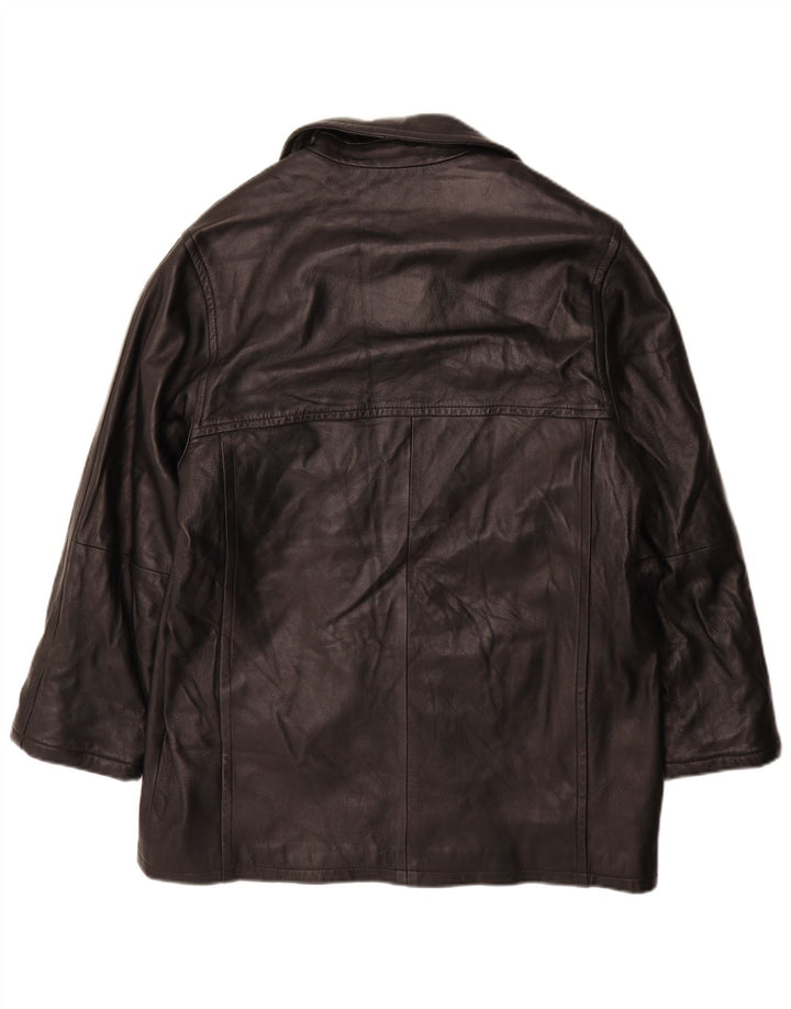 Dario Vetti Veste en Cuir Homme IT 50 Grand Cuir Noir