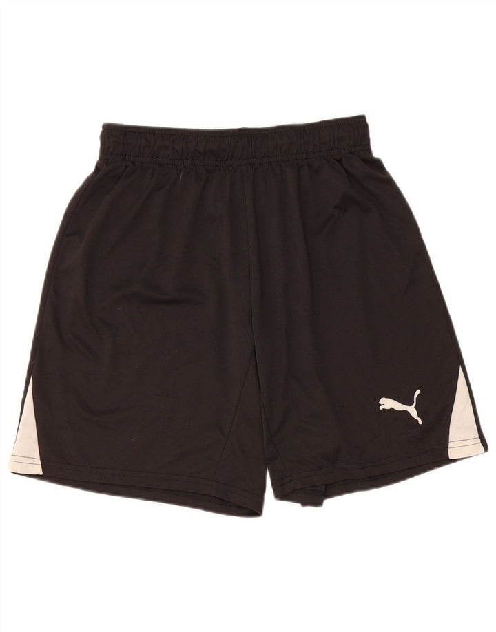 PUMA Short de Sport Homme Noir Moyen Colourblock