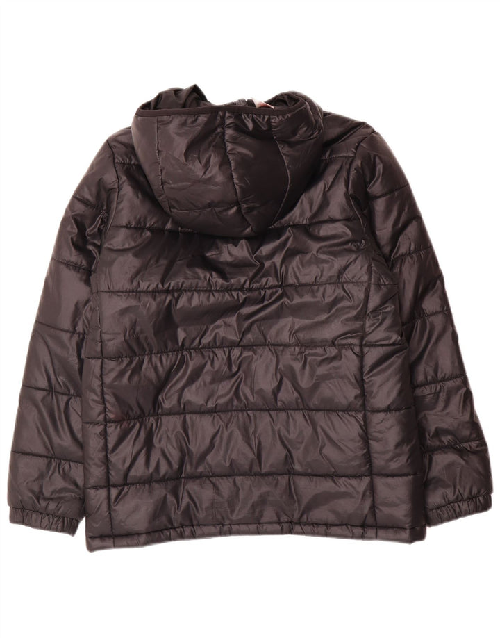 Veste matelassée à capuche Adidas Garçon 11-12 ans Noir Polyester