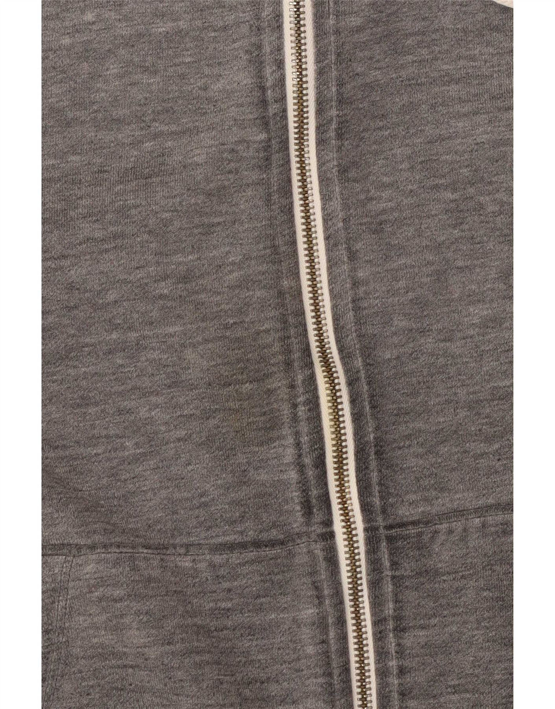 Gap Sweat À Capuche Zippé Homme Gris Moyen Coton