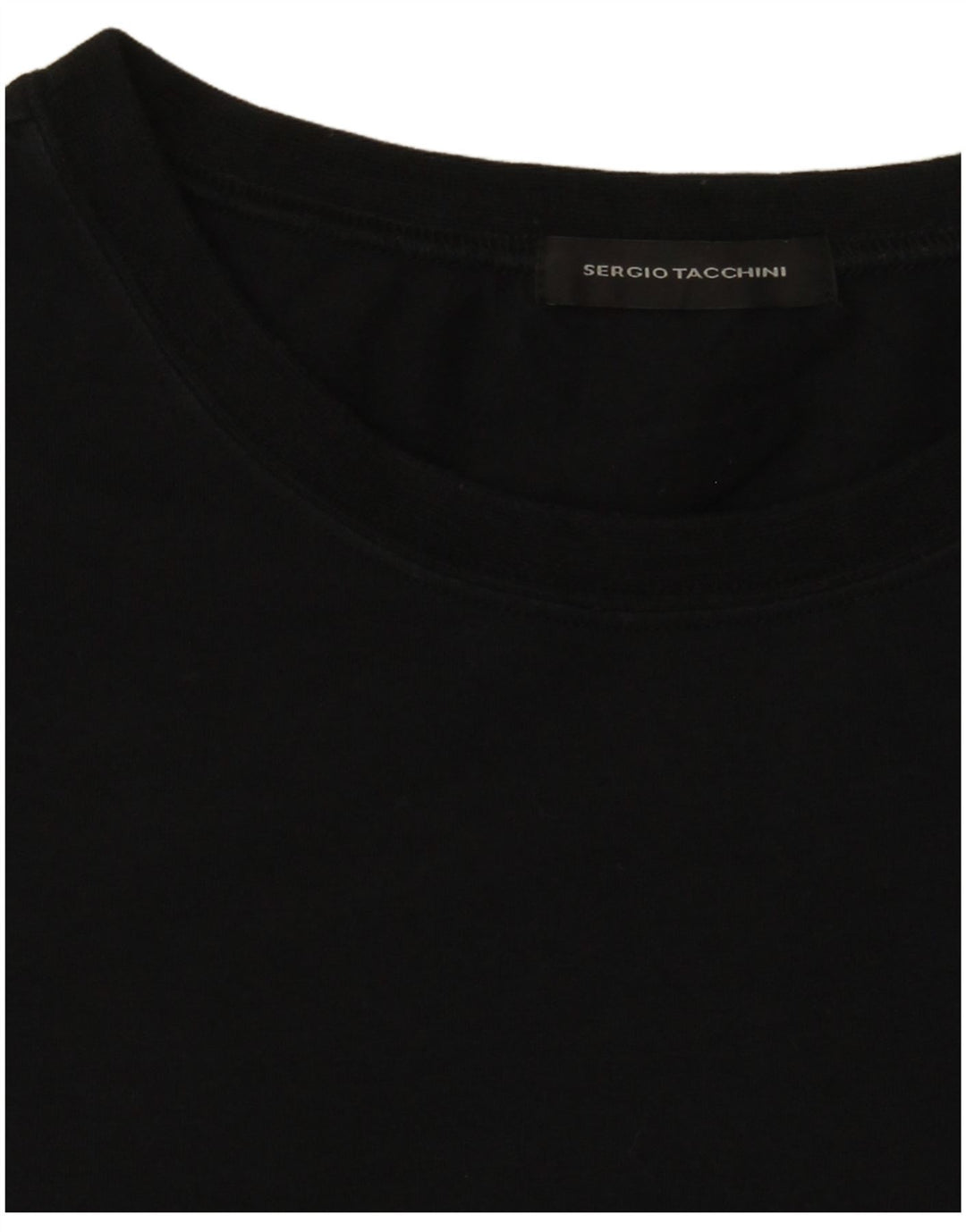 SERGIO TACCHINI Haut à manches longues pour femme UK 44 Medium Noir