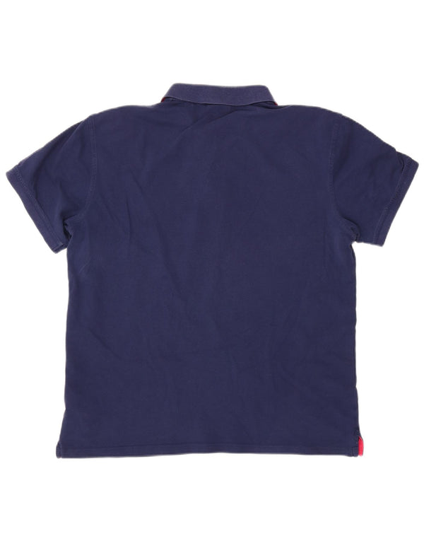 GANT Polo Homme XL Bleu Marine Coton