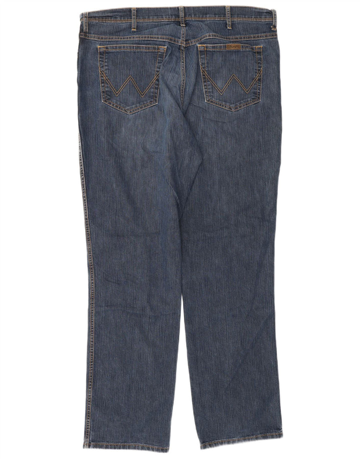 WRANGLER Jean droit coupe régulière homme W40 L34 bleu coton