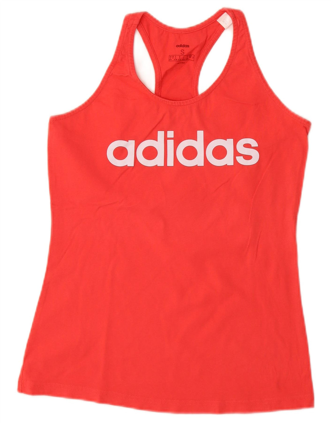 Adidas Débardeur graphique pour femme UK 8/10 Petit Rouge