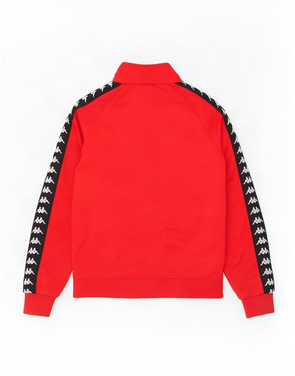 Kappa Veste de Survêtement Graphique pour Homme Grand Rouge Colorblock Polyester