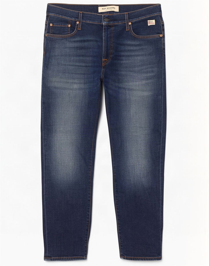 Roy Rogers Jean Slim Homme W35 L30 Bleu Coton