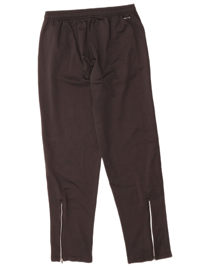 NIKE Pantalon de survêtement Dri Fit pour femme UK 14 Large Noir Polyester