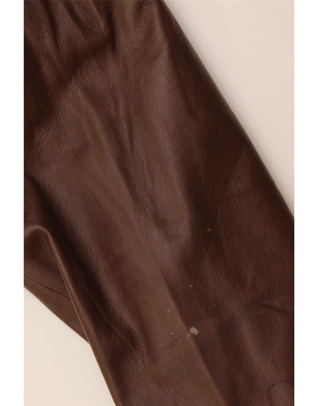 Manteau en cuir homme vintage IT 54 2XL Marron