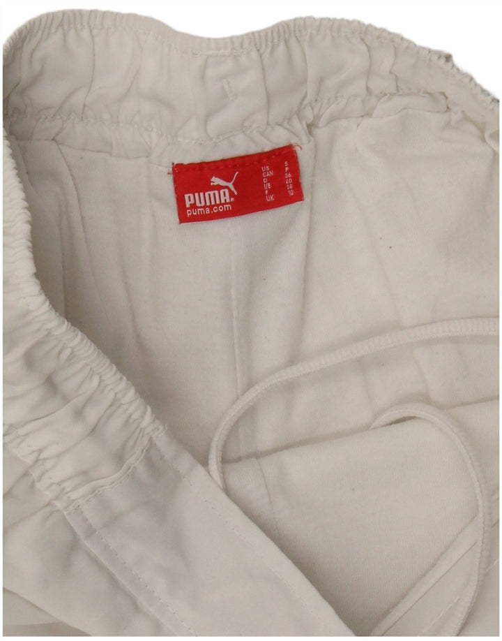 PUMA Short de sport pour femme UK 10 Small Blanc