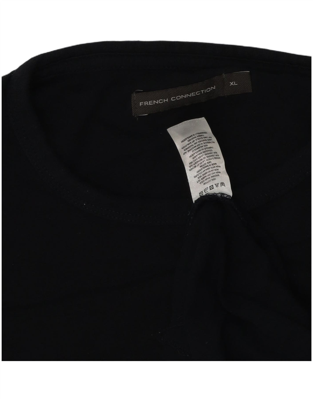 French Connection Haut Homme Manches Longues XL Bleu Marine Coton