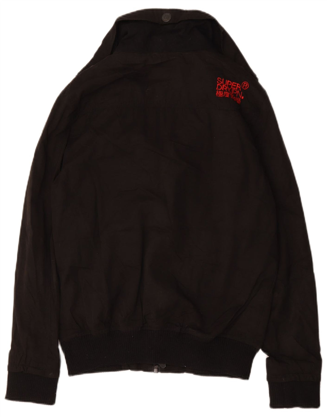 Superdry Veste Bomber Homme UK 36 Petit Noir Polyester