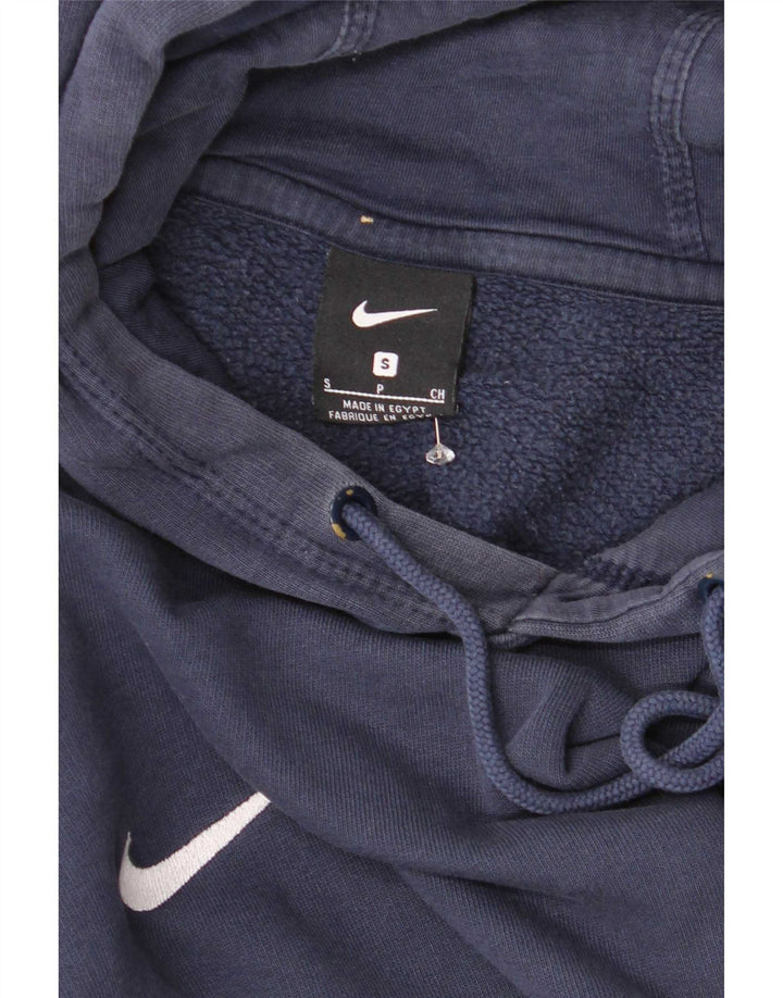 Nike Pull à capuche pour homme en coton bleu marine Taille S