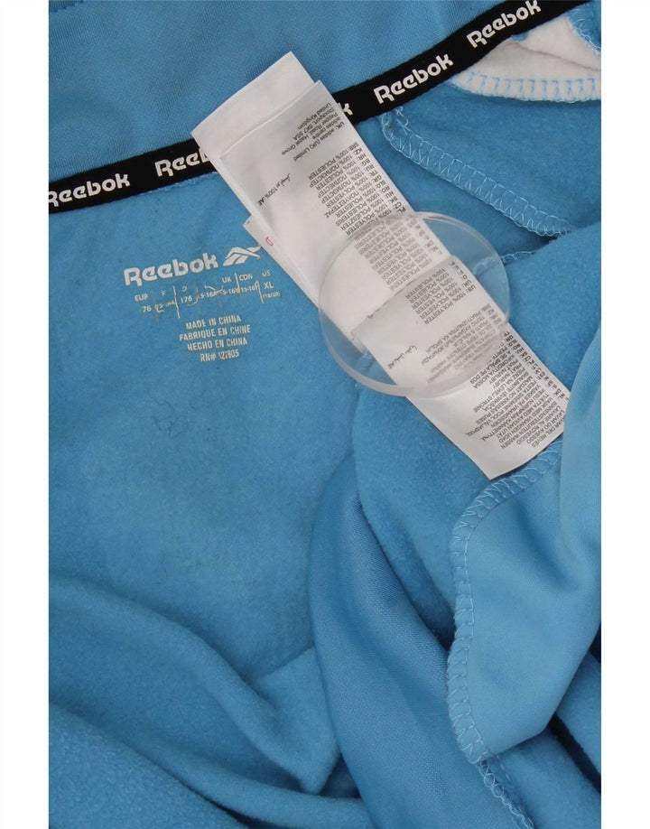 Reebok Veste de Survêtement Garçon 15-16 ans Bleu Colorblock Polyester