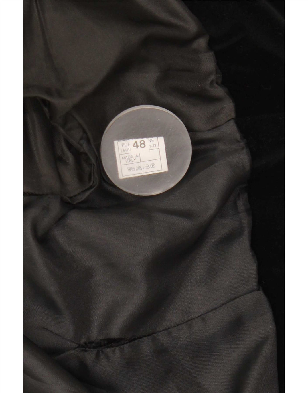 Veste Boléro Femme Vintage IT 48 XL Coton Noir