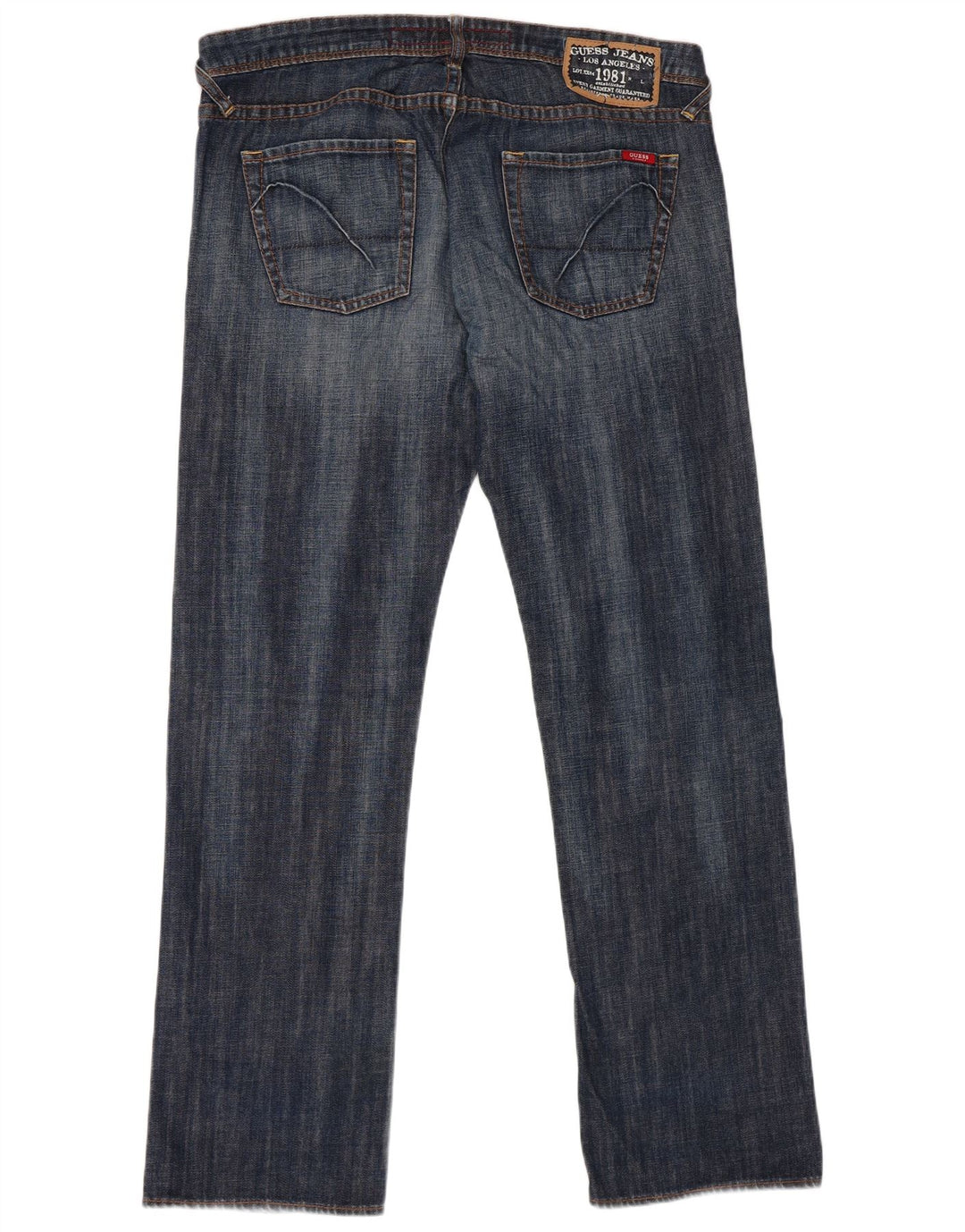 Guess Jean droit homme W38 L34 bleu coton