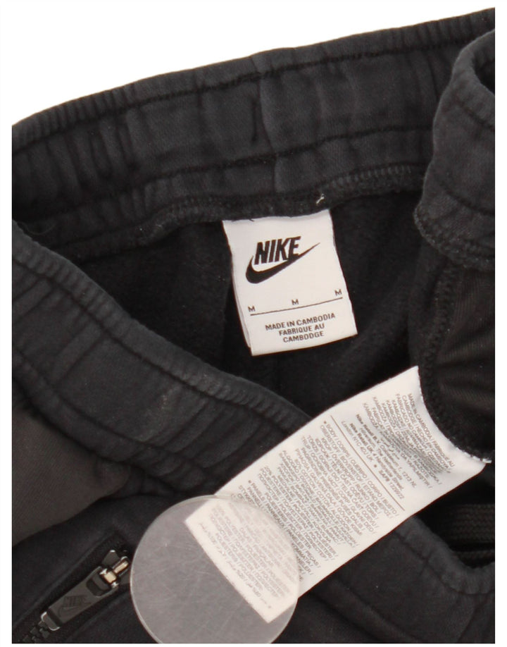 Nike Pantalon de survêtement graphique pour homme en coton noir moyen