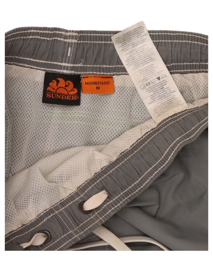 Short de bain homme Sundek polyester gris moyen