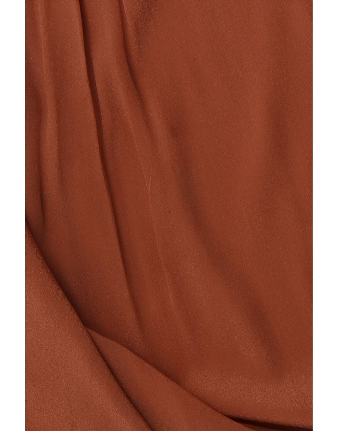 VINTAGE Chemisier à manches longues coupe ample pour femme IT 46 Large Marron