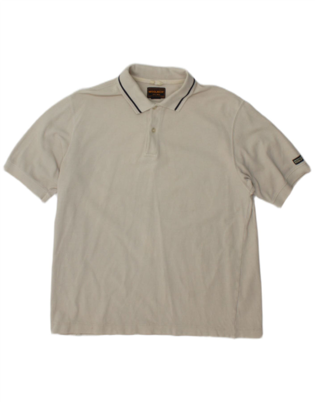 Woolrich Polo Homme Large Beige Coton