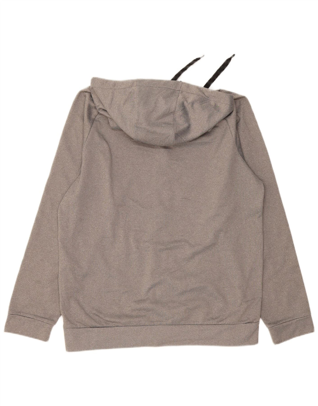 NIKE Pull à capuche zippé Dri Fit pour homme en polyester gris moyen