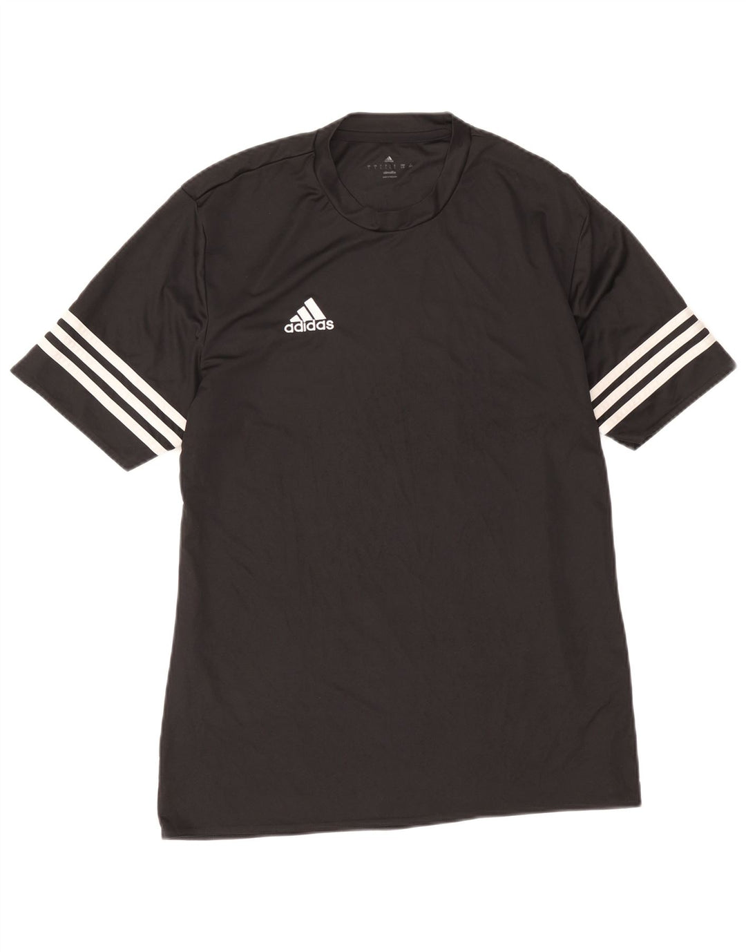 Adidas Hommes Climalite T-Shirt Haut Grand Noir Polyester