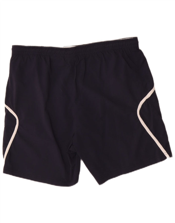 Lotto Short de sport pour homme en nylon bleu marine Taille L